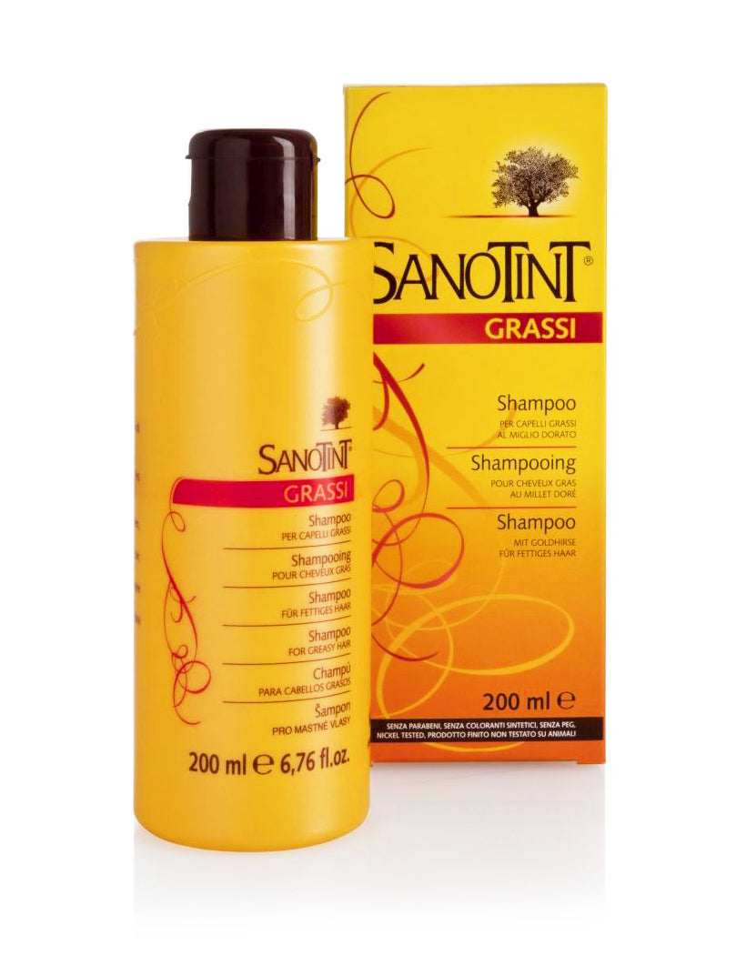Szampon Do Włosów Przetłuszczających Się Grassi 200ml Sanotint