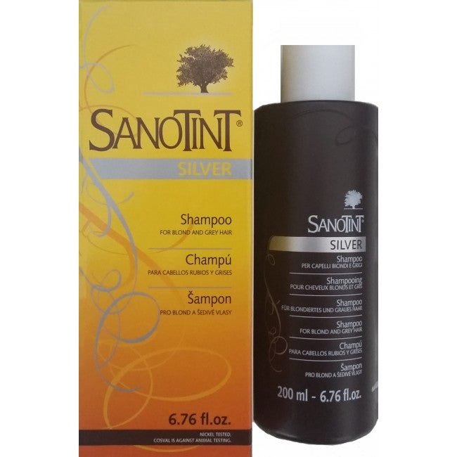 Szampon Do Włosów Siwych i Blond Silver 200ml Sanotint